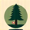 Symbol eines Baumes und eines Schweizer Kreuzes.